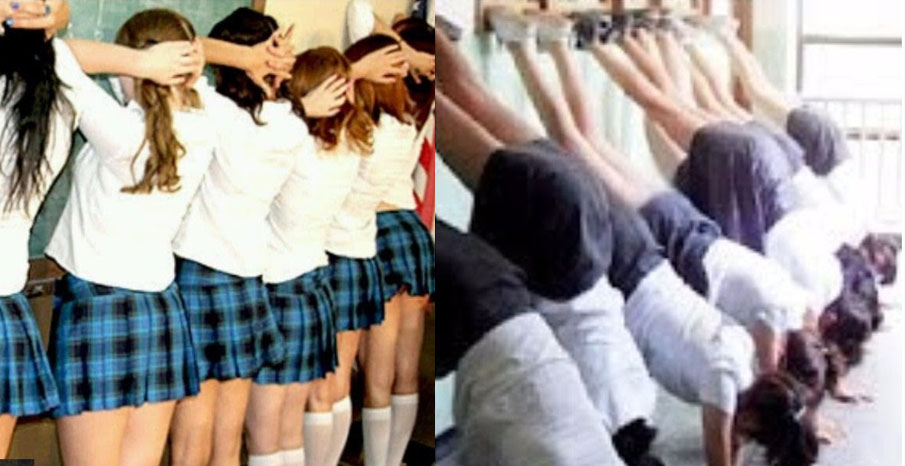 Sorority girl punished inside classroom