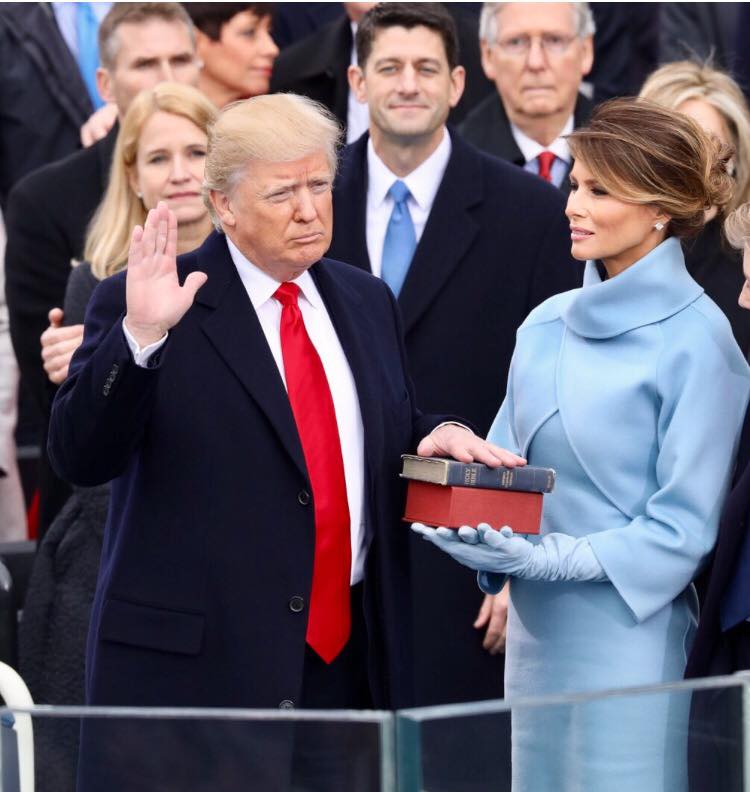 first lady melania trump inauguration