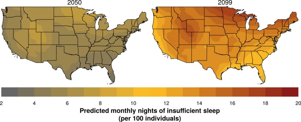 Climate change is keeping Americans awake, literally