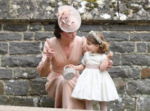 Princess Charlotte at her aunt's wedding