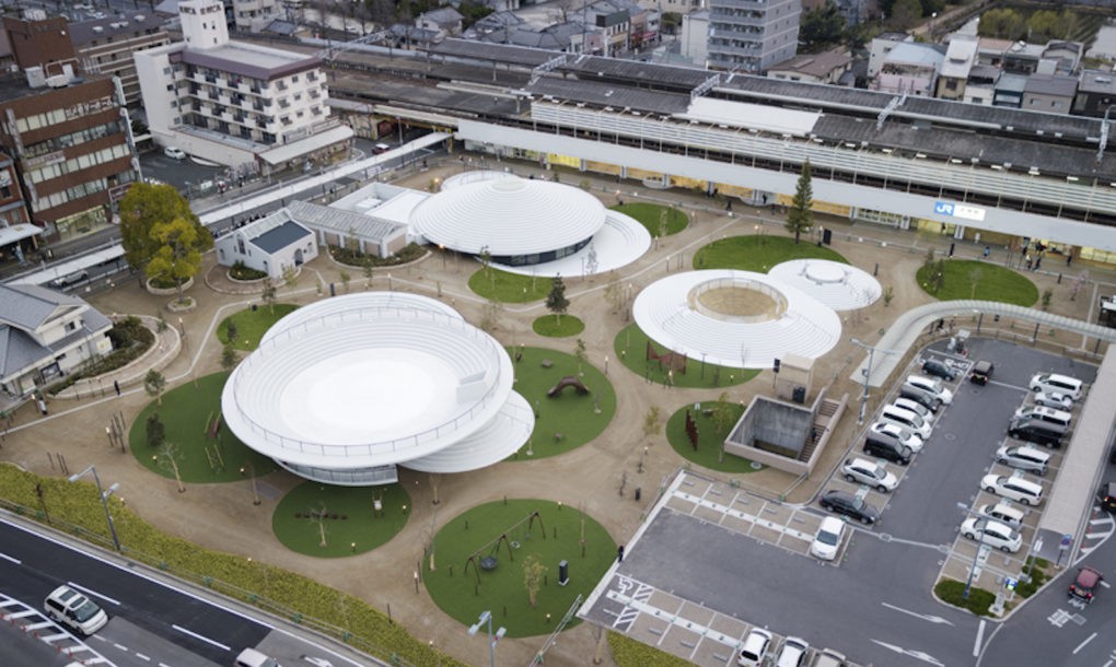 Japanese ancient tombs inspired this amazing public space