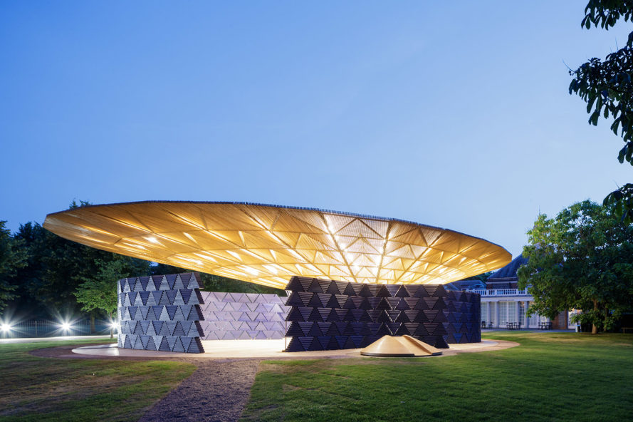The Serpentine Pavilion was unveiled in London