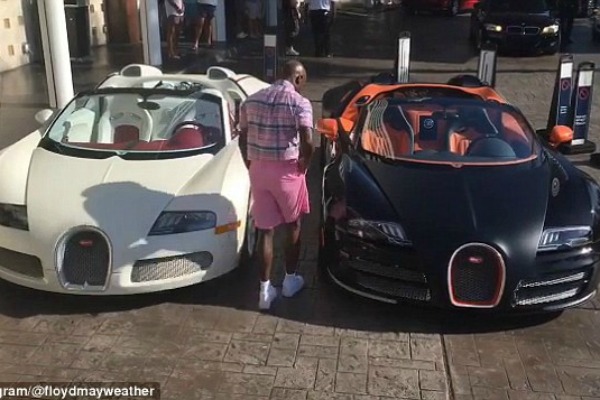 Floyd Mayweather selling his Buggati Veyron
