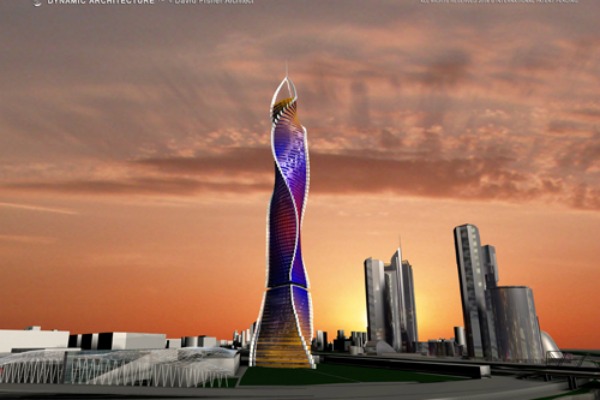 Architectural Wonder, Rotating Skyscraper in Dubai