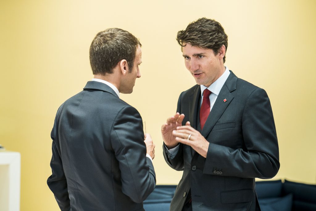 French-Canadian meeting G20