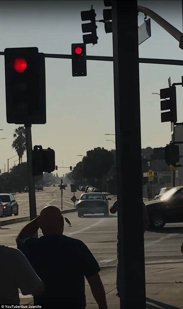 Crazy moments on the street of LA. Road rage went to level 9000 in just a couple of minutes with the driver running off eventually, but the police caught up with him