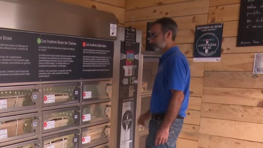 Fresh oysters, sold by vending machines in France | EvoNews