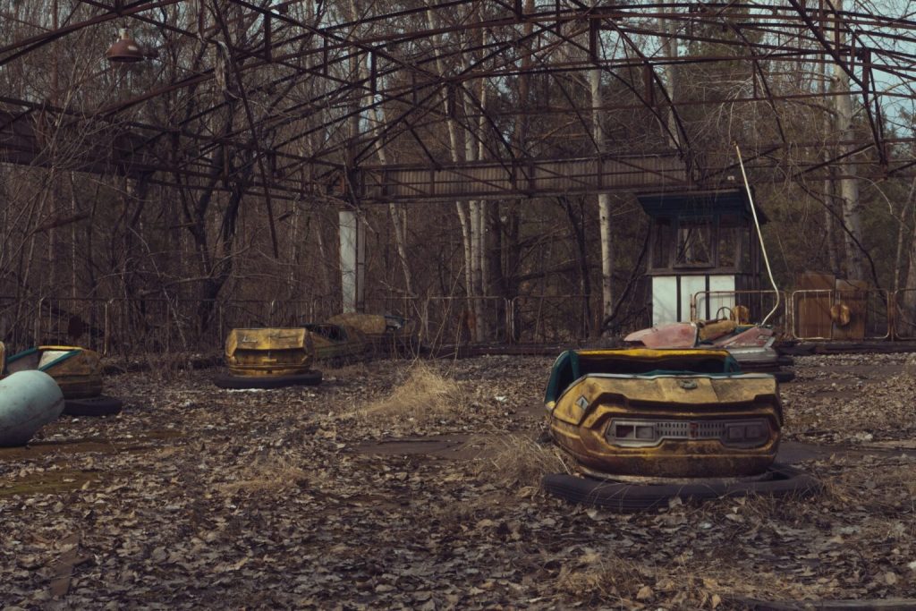 Abandoned amusemt park in Chernobyl