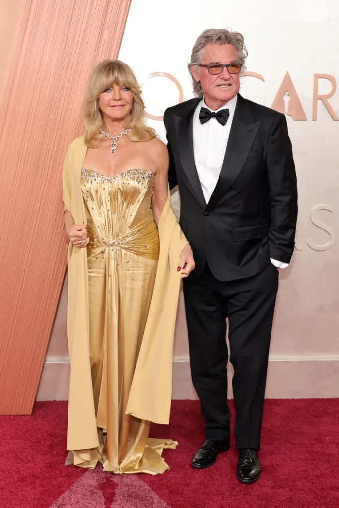 Goldie Hawn and Kurt Russell attend the 97th Academy Awards on March 2, 2025